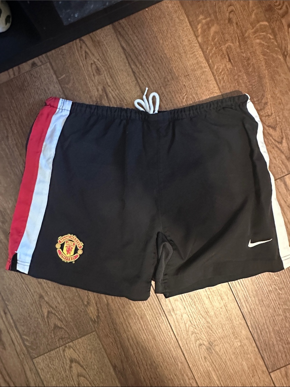 Nike Black Manchester United Athletic Shorts